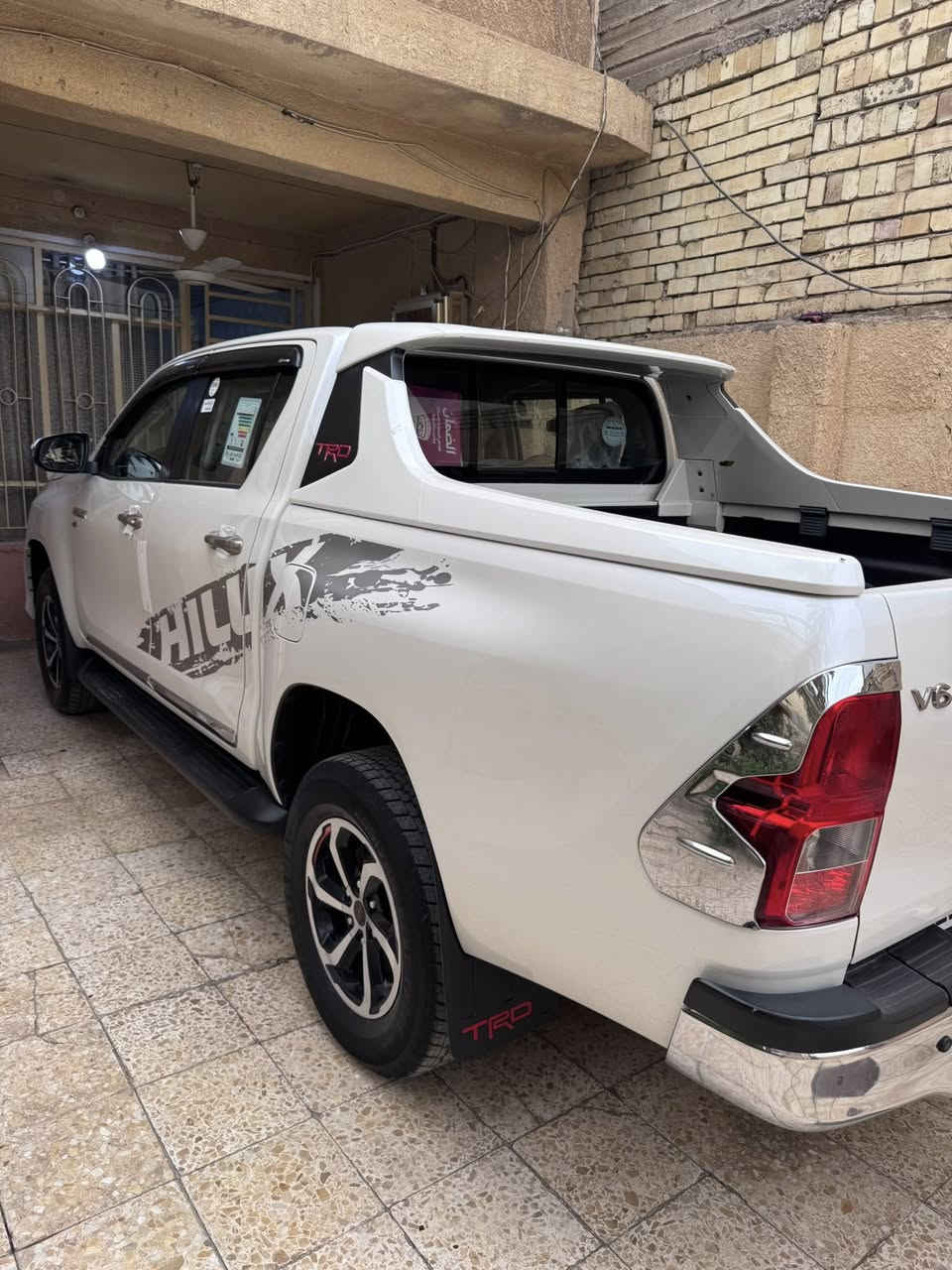 هايلوكس 2020 سته سلندر اربيل سيد نهرو ماشيه 120 الف حقيقي شرط الفحص كفاله عامه السياره لاصبغ لابارد لا فتح لاتبديل سياره جديده رقم اربيل سنويه لل2030 هزه جديده مكانها نجف الاشرف استفسار *********** 
سعر 345 وبيها مجال للشراي
