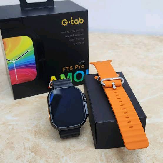 ابل ووتش الترا من شركة جي تاب شاشة امولد  ضد الماء والغبار بمعيارية ip68
*********** واتساب اتصال