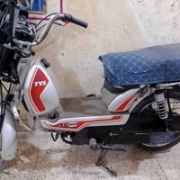 دراجه للبيعTVS نضيفه كامله مابيه نقص لايت اشاير تايرات جدد 850 بيه مجا...