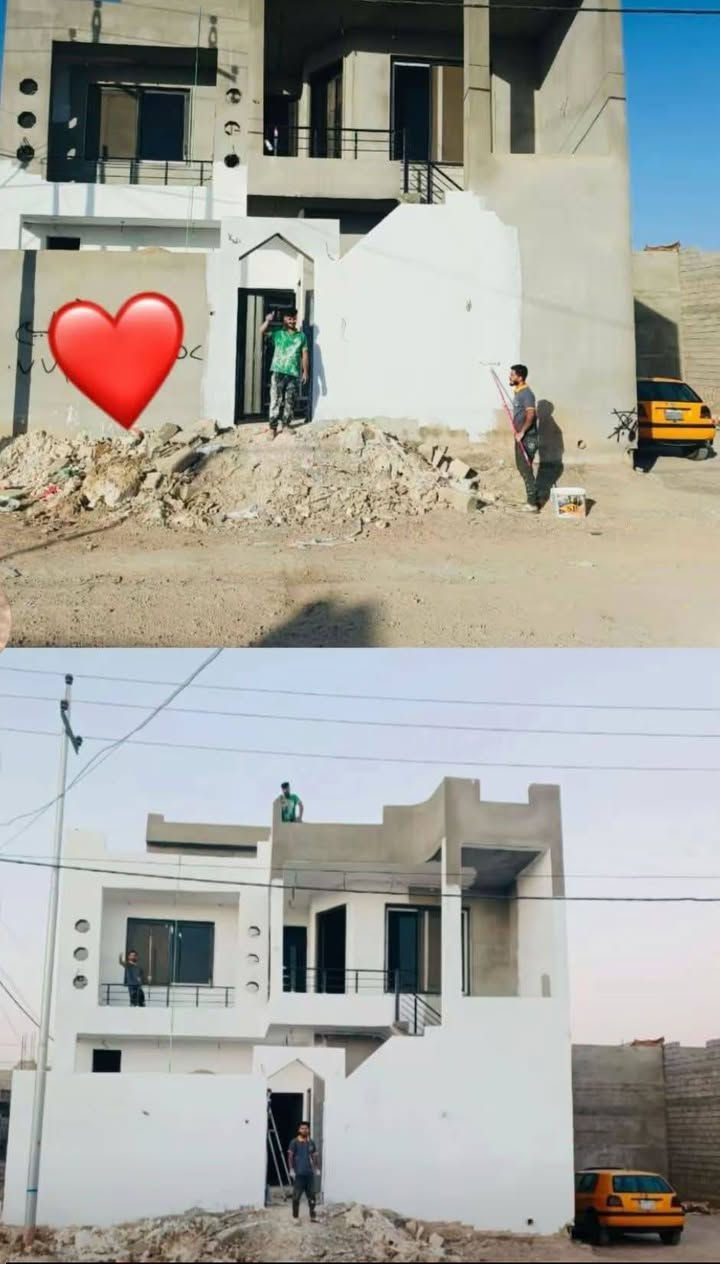 صباغ بيوت بسعر مناسب بيت 100 متر داخلي و خارجي190 الف الغرفه الواحده 25 الف معه تصليح  العمل كركوك اشتغل باليوميه شغل شرط*********** خارجي سعره 100
