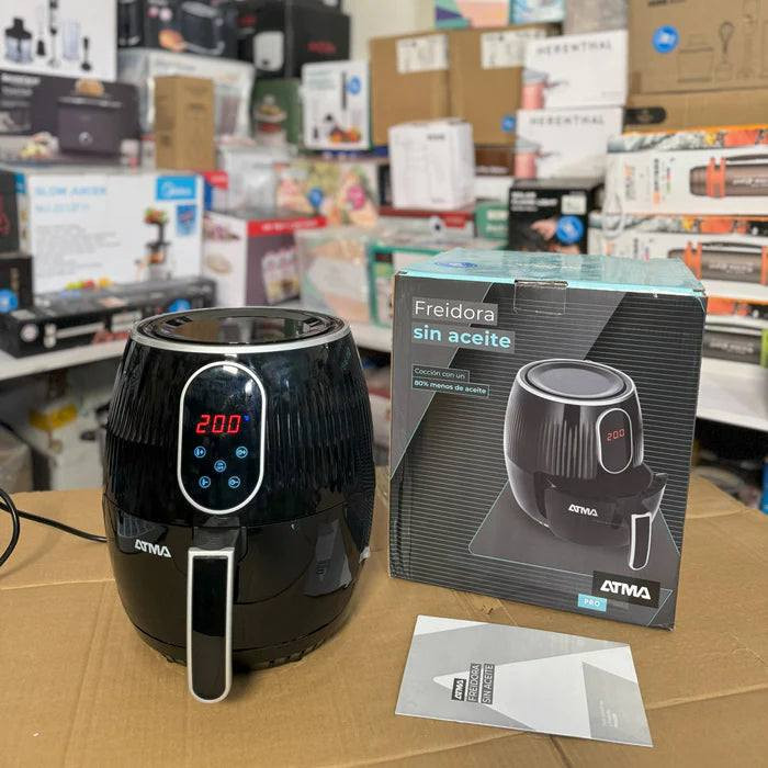 بس لاتكسرون خلي سعر وبالعافيه 
قلايه هوائيه
تبلغ سعتها 3.6 لتر.
الطاقة: تعمل بقدرة 1400 واط.
المميزات: تحتوي على لوحة تحكم LED رقمية مع مؤقت لمدة 60 دقيقة.
التحكم بالحرارة: تتيح التحكم في درجة الحرارة بين 80 و 200 درجة مئوية


**إذا كنت صاحب هذا الإعلان وتريد حذفه لأي سبب، رجاءا أرسل رسالة إلى الدعم الفني**