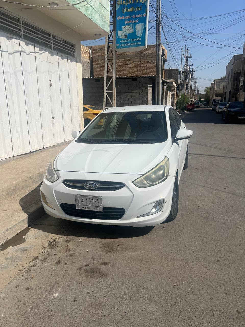 السلام عليكم اكسنت موديل ٢٠١٦ بيها طخات بسيطه وتبريد نقص غاز السعر ٨٩وبيها مجال  الاستفسار الاتصال ع رقم مكلف بلنشر *********** محرك ١٦٠٠
