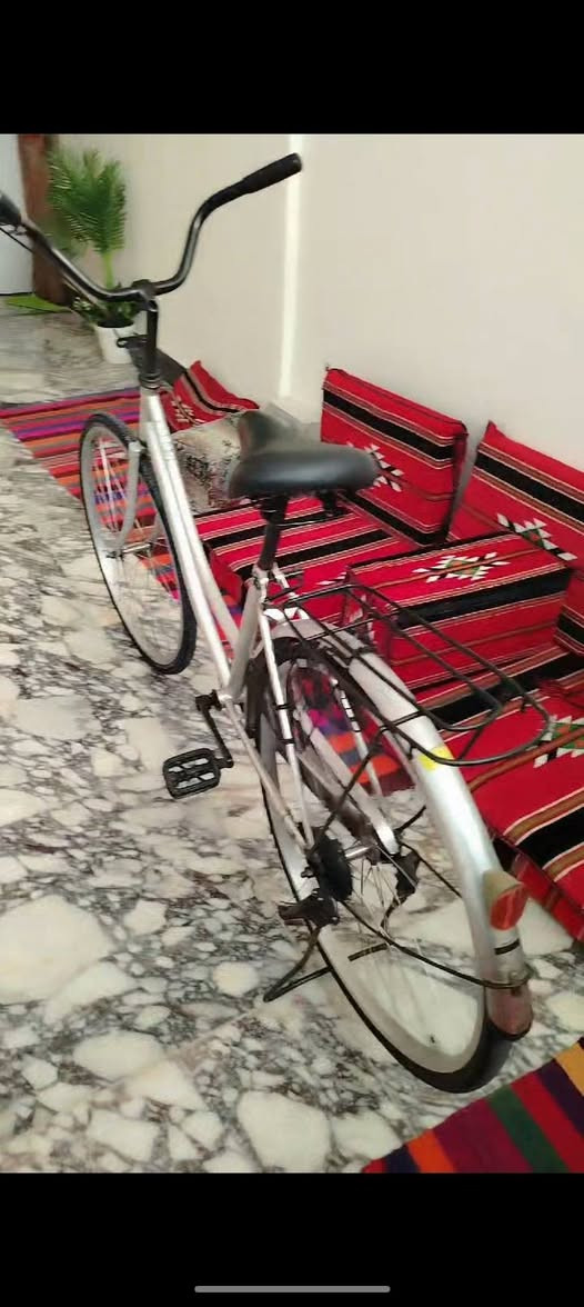 بايسكل سياحي 26 لون سلفري كامل غراضه موديل ٢٠١٣ نضيف مال جناي فقط ناقص ميزانيه سعرهم الف دينار اكفلك من من كلشي ولا قطره صبغ حتى تكحيل ما بي باله ابن امه ولا قطعه مبدل على حطته انترك سنه وتوه إلى صلحنا وسبب البيع نريد نشتري دراجه زنجيل جديد السعر ١٠٠ وبي مجال للشراي الرقم للتواصل ***********
