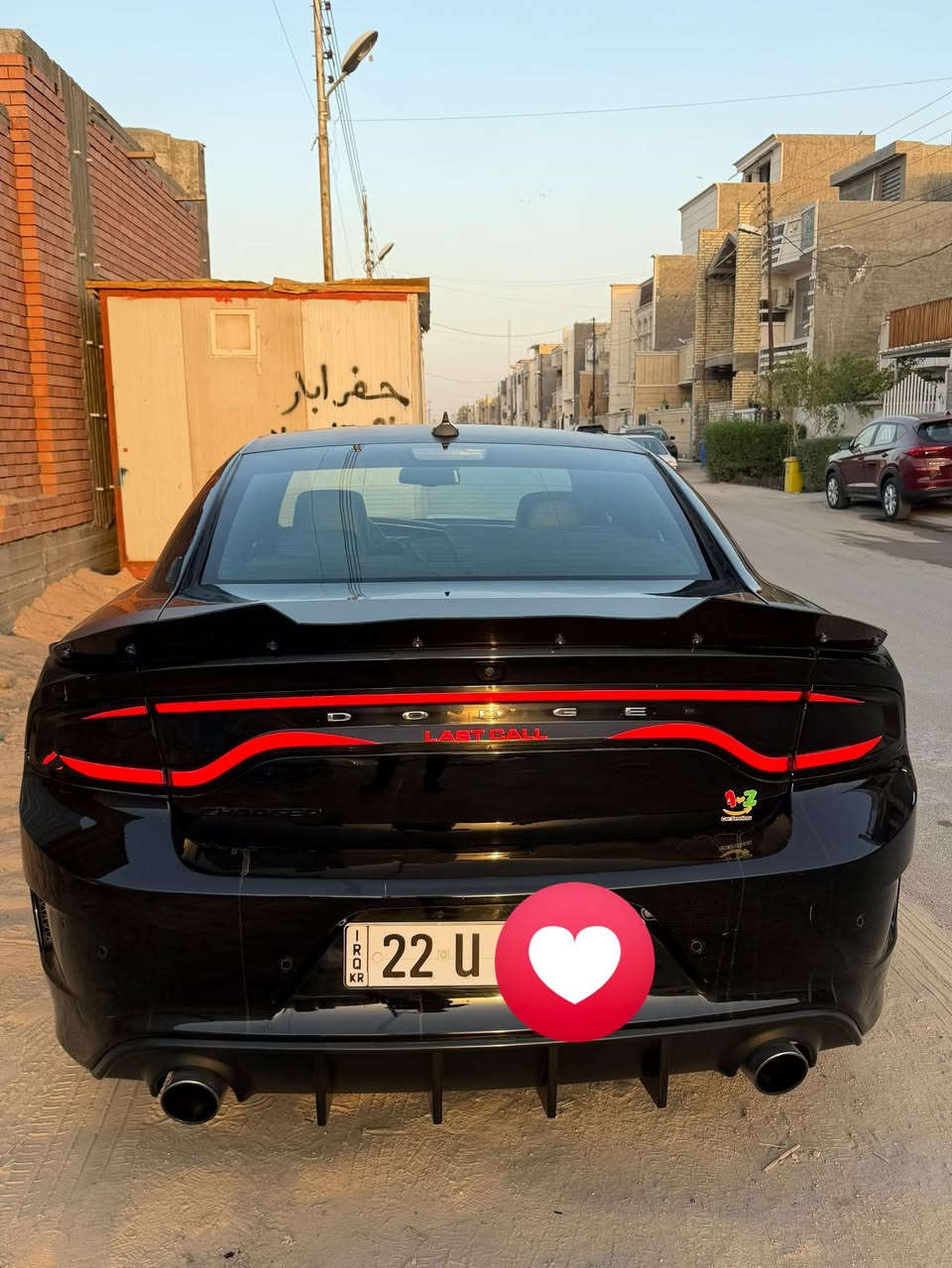 دوج جارجر ار تي دايتونا
‎موديل :🔥 2023🔥
نداء الاخير 🎱
المحرك : 5.7L V8
الحالة :  بدون صبغ  بدون دواخل بدون ايرباك 
حالوب 
العداد :37 الاف ميل

مواصفات : DAYTONA 1/1
فول سلايت رادار امامي

‎اكسل قفل 3.9 SRT

لايتات زينون بلاد
رادارات جانبية
كشنات كنتارا كهرباء
كشنات ميموري خزن
شوتة رياضية بلاد مال دايتونا
كشنات تدفئة + تبريد + ستيرن هيتر
شفتات ستيرن
شاشه كبير + حساسات وكاميرا
السيارة كلها مختمة 
دايتونا

‎السعر 335بيها مجال 

مرقم اربيل 

رقم تلفون ***********

