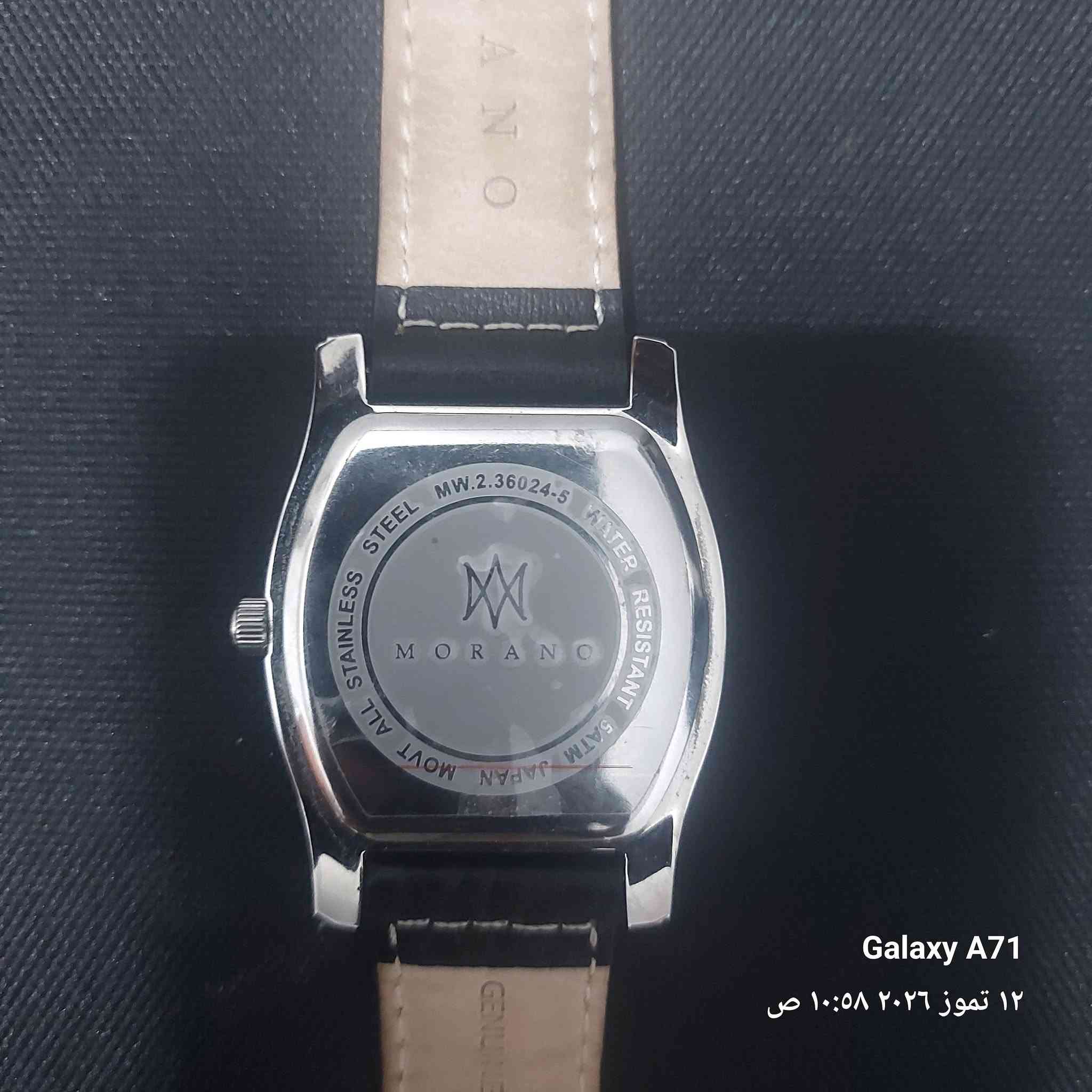ساعة MORANO الاصليه
لبيع بسعر ب 110 وبيه مجال 
الرقم  ***********
