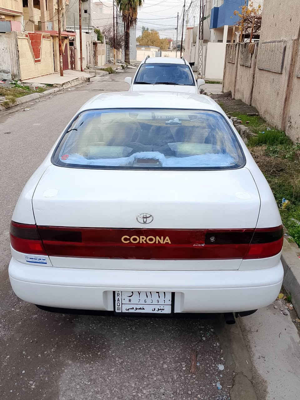 للبيع فرخ بطه موديل 92.
رقم نينوى سنويا جديده شرط التحويل. 
مكين وكير شرط صبغ 3 قطع سياره جاهزه غرفتها جديده. سياره فول قفل مركزي. عنوان موصل مقابل حي سومر سايدين حمورابي السعر (57) وبيها مجال وتحياتي للجميع.
الإستفسار (***********). (***********).
