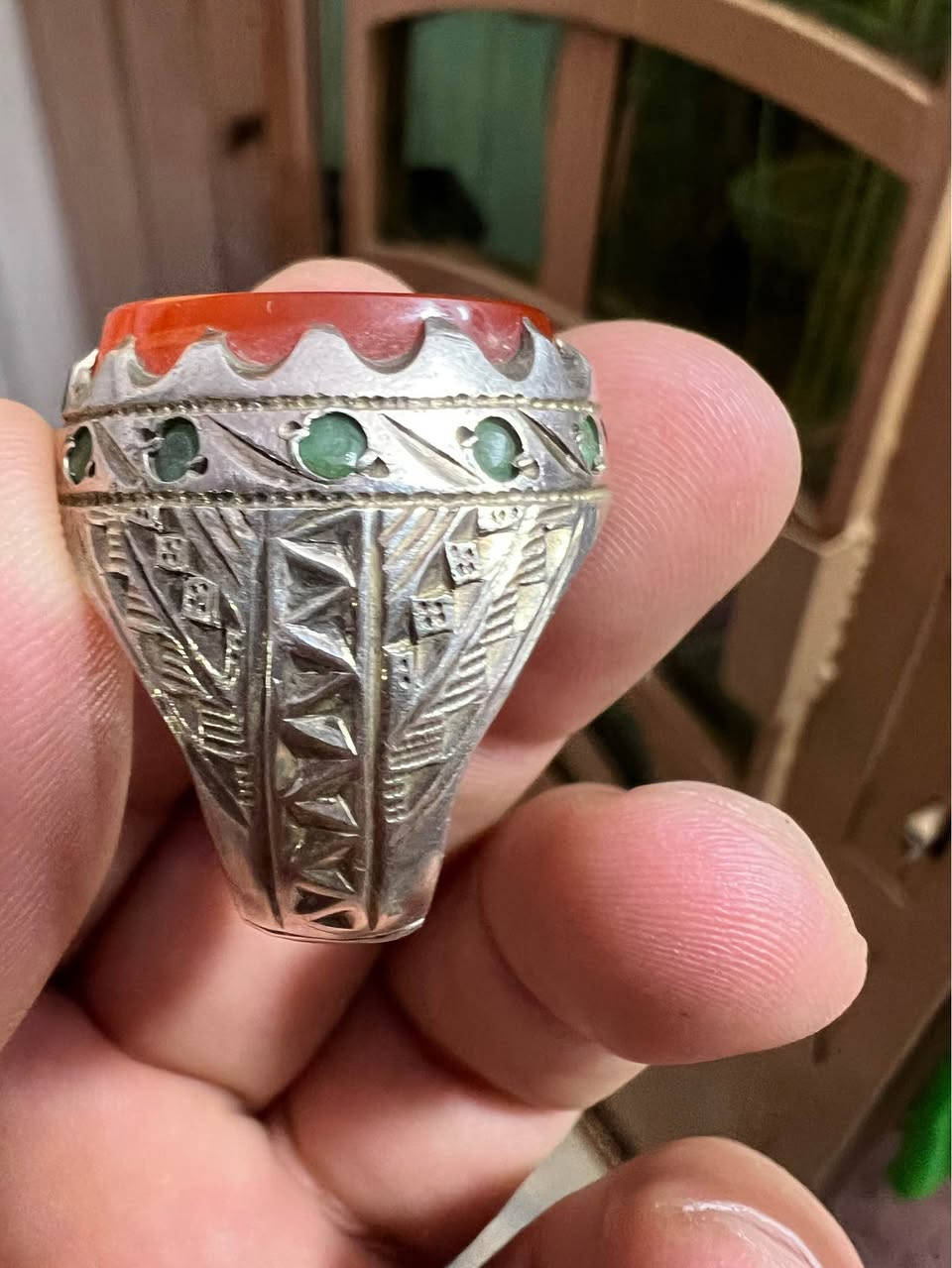 ‎خاتم يماني مخطوط عليه ياعلي مطعم داير ماله زمرد صياغه ثقيله‎ بغداد, العراق


**إذا كنت صاحب هذا الإعلان وتريد حذفه لأي سبب، رجاءا أرسل رسالة إلى الدعم الفني**