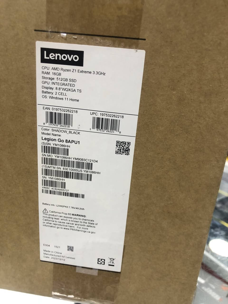 سلام عليكم جهاز لينوفو ليجن كو مستخدم شهر ونص الجهاز اخو جديد بطاريه 98الجهاز كامل وي غراضه ولزكه ملزوكه وثانيه حتياط ويا السعر ٦٧٠ومكاني بغداد مدينه صدر 
***********
