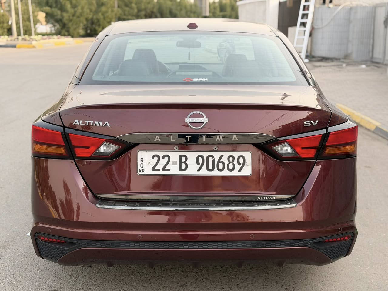 السلام عليكم 
نيسان التيما 2023 مواصفات SV
محرك 2500 ( 4 سلندر )
وارد امريكي (( دون ايرباك ))
بصمة تشغيل و ابواب 
تشغيل عن بعد
شاشة كبيرة
كراسي كهرباء
رادار امامي 
رادار جانبي
لد نهاري امامي
( حادثها خفيف سطحي صور الحادث بالمنشور و رقم الشاصي )
بيها صبغ صفحة اليسار و جزء من البنيد
ماشيه 55 الف 
1N4BL4DV4PN316405 رقم الشاصي

السعر 14,300 $
رقم اربيل
مكانها بغداد / الاعظمية
***********
