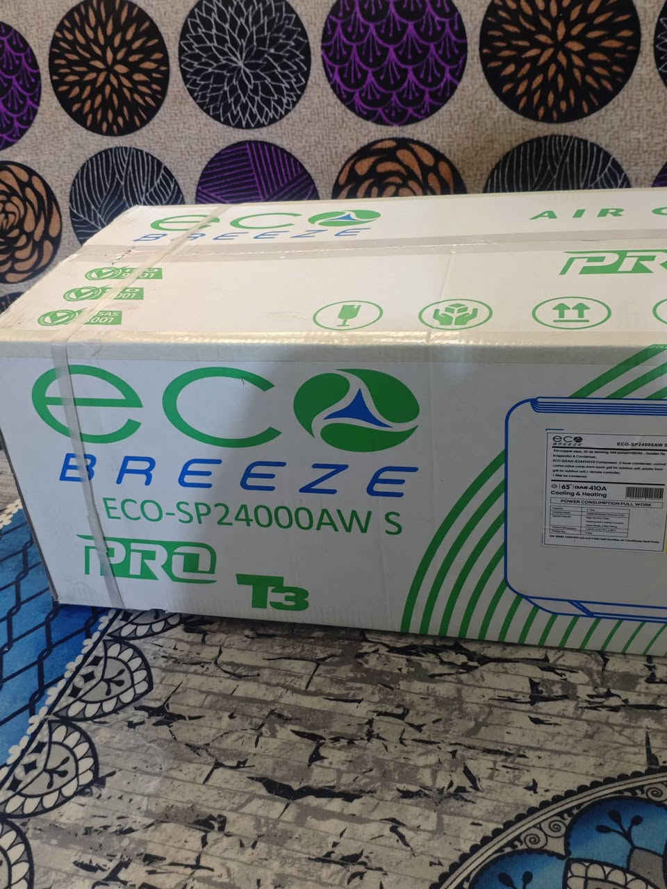 سبلت (2 طن) جديد بالكرتون للبيع
الماركة: ECO BREEZE

​السعة: 24,000 BTU (2 طن)

​الموديل: ECO-SP24000AW S

​نوع المحرك: PRO T3 (يتحمل درجات الحرارة العالية جداً وممتاز للأجواء العراقية)

​⚙️ مواصفات إضافية:

​الجهاز جديد تماماً وبحالة الوكالة (داخل الكرتون وغير مستخدم).
السعر 800الف وبي مجال قليل


**إذا كنت صاحب هذا الإعلان وتريد حذفه لأي سبب، رجاءا أرسل رسالة إلى الدعم الفني**
