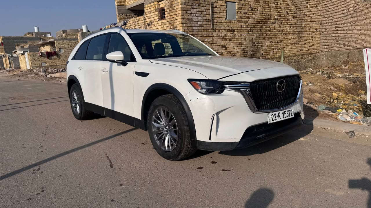 مازدا CX90 موديل 2024 
رقم شمالي اربيل تريد وكالة تريد مداور 
ضررها واضح بالصور 
ماشية 8000 كيلو فقط 
محرك 3300 تيربو 
دفع خلفي 
عزل ورزانة تخبل 
7 راكب كشنات منفصل 
تدفئة تبريد خلفية 
السعر 260 ورقة 
مكاني ميسان العمارة / الحي الجامعي 
*********** عمارة, ميسان
