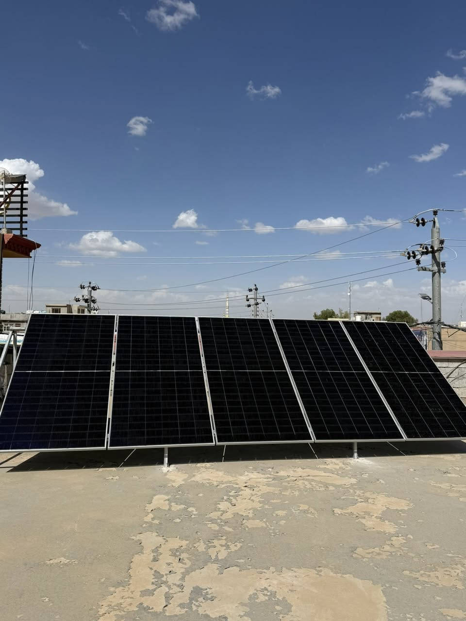 منظومة تجمع القوة والامان والراحة ⚡️
من افضل الشركات العالمية 🔋
تم تنصيب منظومة متكونة من (10A) ليلي ونهاري ⚡️
1-انفيرتر Deye حجم 6kv ضمان خمس سنوات
2-الواح حجم 620w ضمان 15 سنة
3-بطارية شيساج حجم 10kw ضمان خمس سنوات 🔋
4-بورد حماية متكامل 💡
5-حديد مغلون ضد الصدآ

يتوفر كادر هندسي متميز لنصب وصيانة المنظومات 👷🏻‍♂️

للاستسفار زيارة المكتب 📍
ديالى - خانقين - دارة كونارة - الشارع التجاري 
للاتصال ☎️
*********** م.عبدالرحمن
