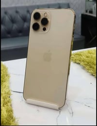 آيفون ١٢ برو ماكس ١٢٨ • ذهبي • سيم عاطل