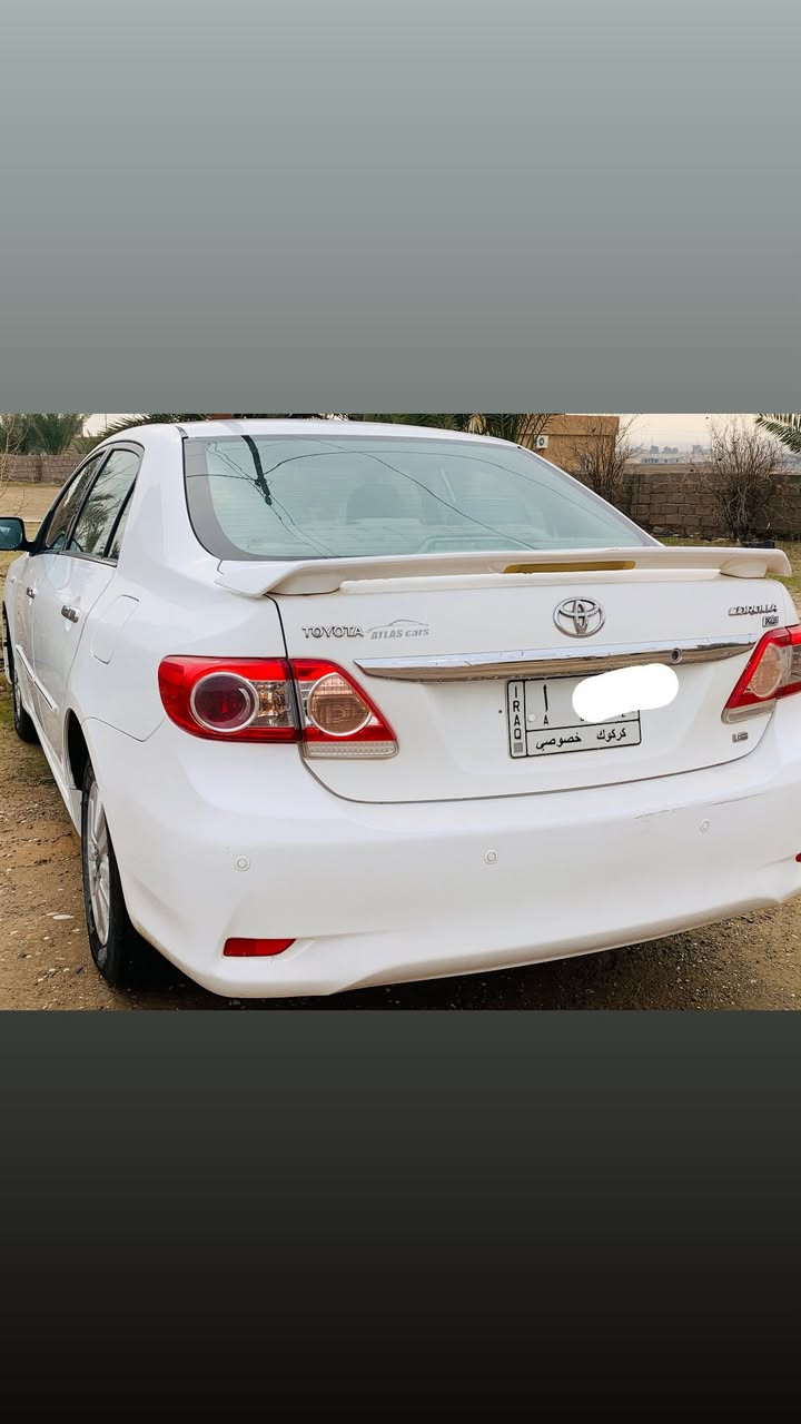 السلام عليكم 
#كورلا 2011 خليجي 
بأسمي سنوية 2029 رقم كركوك
 بيها تعديل بارد موضح بالصورة والباقي مكفول 
السعر 130 وبيها مجال 

*********** 

***********
