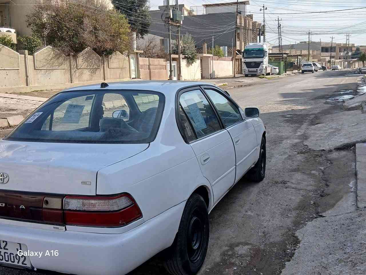 كورلا موديل 93 رقم رقم نينوئ انكليزي هزه جديده كابون بانزين شرط التحويل السعر 45 لتواصل اتصل *********** او ***********
