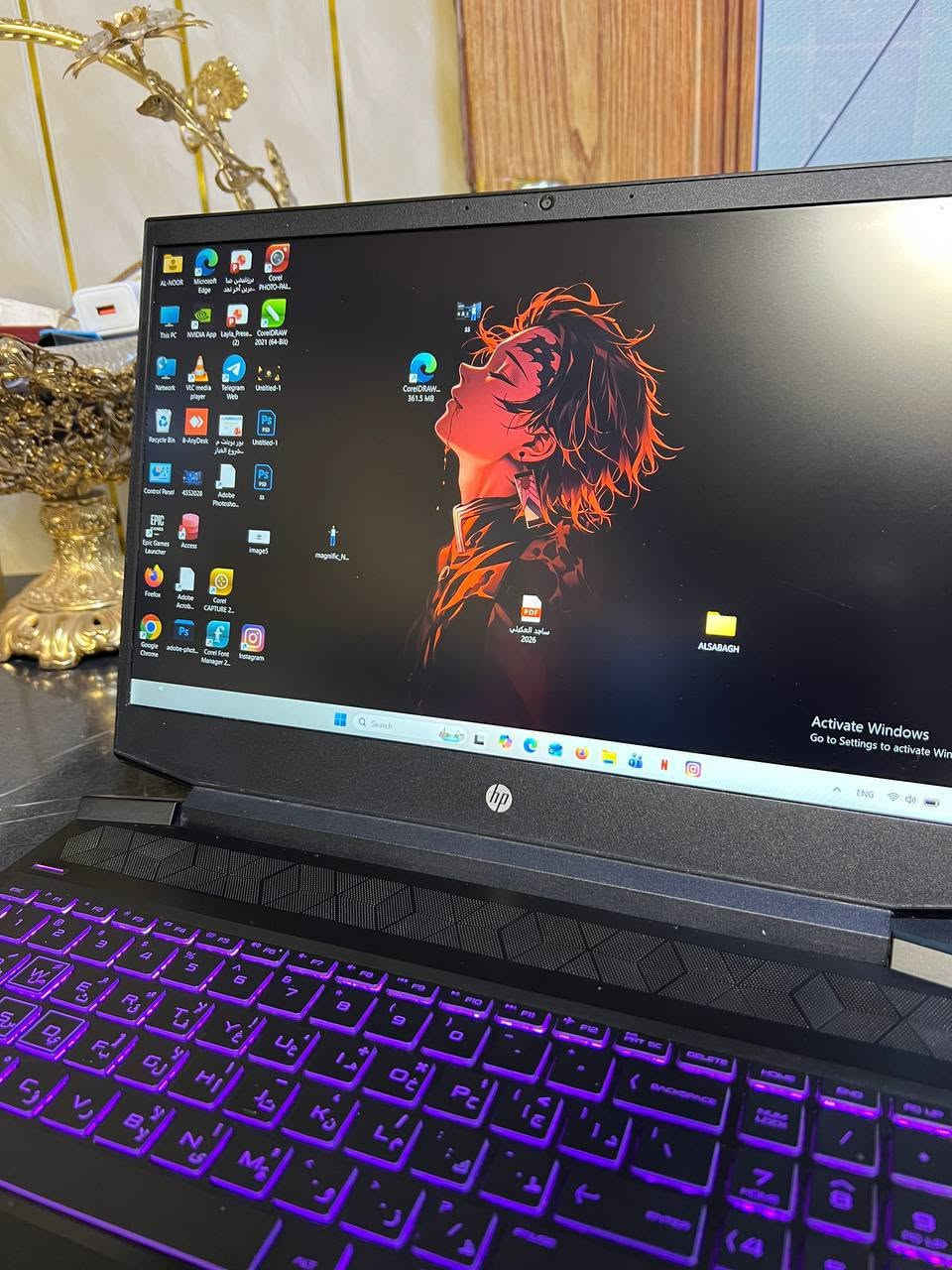🔥 للبيع HP Pavilion Gaming 15
نضافه 90%
✅ الموديل: HP Pavilion Gaming 15-ec2xxx
🔹 المعالج: AMD Ryzen 5 5600H (6 أنوية / 12 خيط معالجة - حتى 4.2GHz)
🔹 كرت الشاشة: NVIDIA GeForce GTX 1650 4GB GDDR6
🔹 كرت مدمج: AMD Radeon Graphics
🔹 الرام: 16GB DDR4
🔹 التخزين: 512GB SSD NVMe
🔹 النظام: Windows 11 Home 64-bit

سعر 800 الف بي مجال بسيط جدا 

🎮 مناسب للألعاب مثل PUBG وGTA V وValorant FC26، وكذلك للمونتاج والتصميم وبرامج الهندسة والدراسة.

لاستفسار اتصل ***********
واتس اب 
او سيم
او تكدر تراسلني خاص 
استعمال شخصي للتصميم فقط

