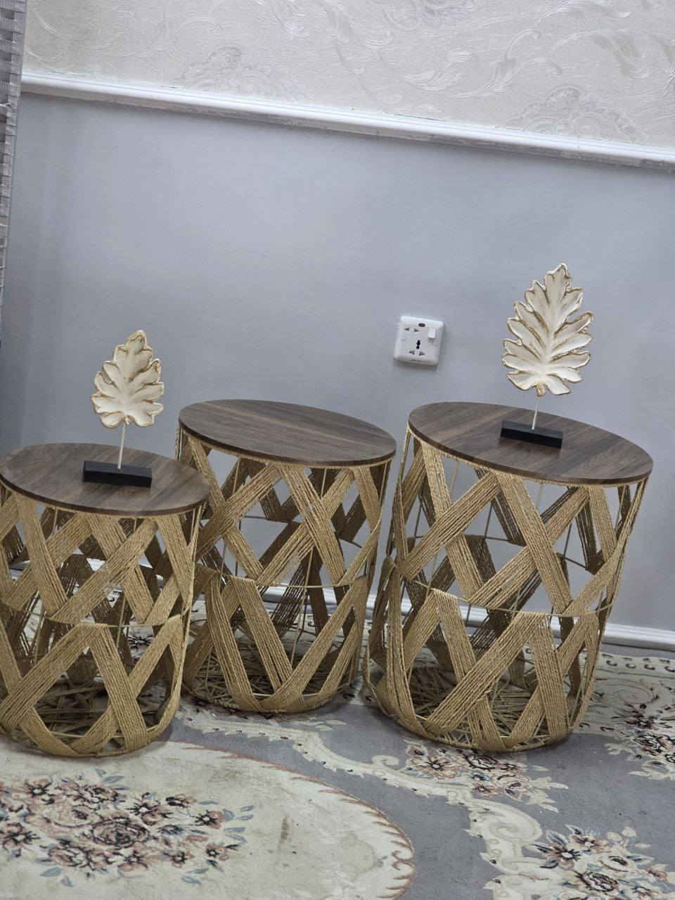 طبلات ثلاثي بوهيمي بتصميم أنيق
خشب + حديد + قش 🌾 👌
📏 القياسات (القطر):
▫️ الكبيرة: 44 سم
▫️ الوسط: 38 سم
▫️ الصغيرة: 32 سم
💰 السعر: 100
🚚 توصيل مجاني
✔️ بغداد
✔️ جميع المحافظاات


**إذا كنت صاحب هذا الإعلان وتريد حذفه لأي سبب، رجاءا أرسل رسالة إلى الدعم الفني**