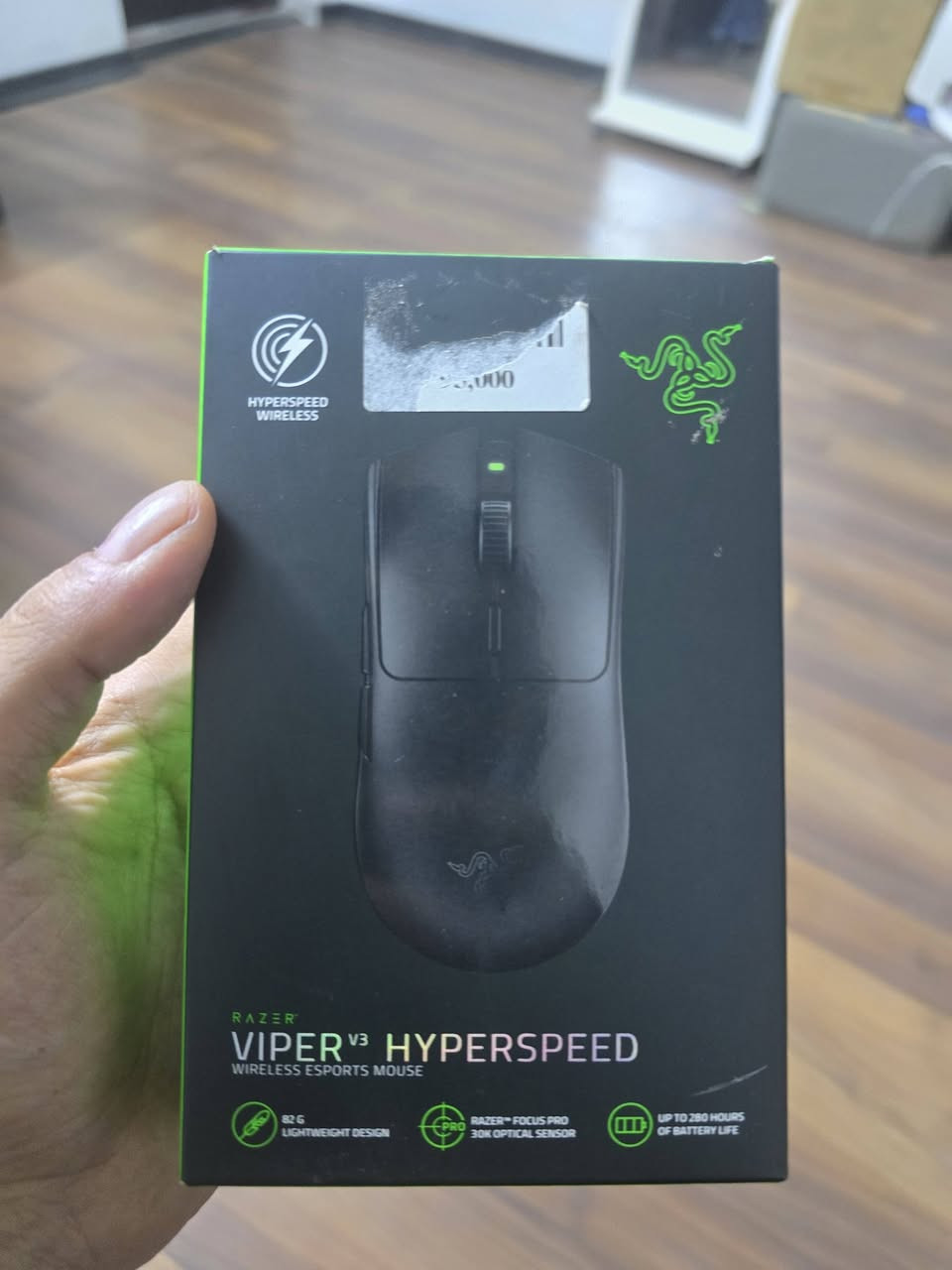 %السلام عليكم ماوس ريزر استخدام شهرين بس النظافة 100
Viper v3 hyperspeed 
السعر ٦٠ الف
مكاني الديوانية


**إذا كنت صاحب هذا الإعلان وتريد حذفه لأي سبب، رجاءا أرسل رسالة إلى الدعم الفني**