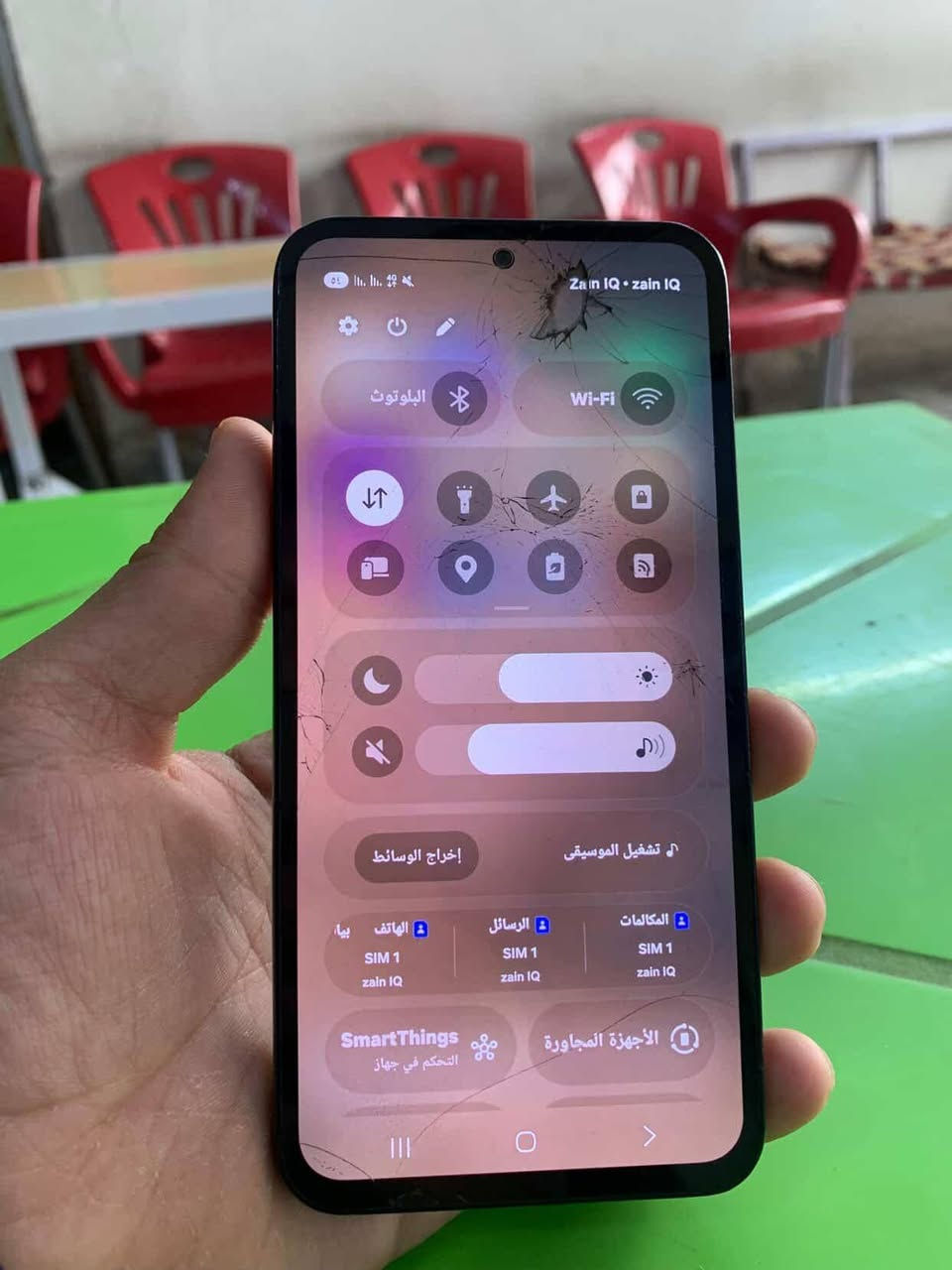 سلام عليكم كلكسي A54 5G
جهاز مكفول من كلشي برغي مامفتوح ونضافته حلوه
ذاكرته 256.    جهاز فقط بي طخات كسرات بس ابد ماماثر 
عشوائية8 شرط كامراته اذا مو واحد عل واحد مرجوع 
الجهاز راقي واخر تحديث 
مكاني بابل القاسم سعر 100الف بيع مستعجل ***********
