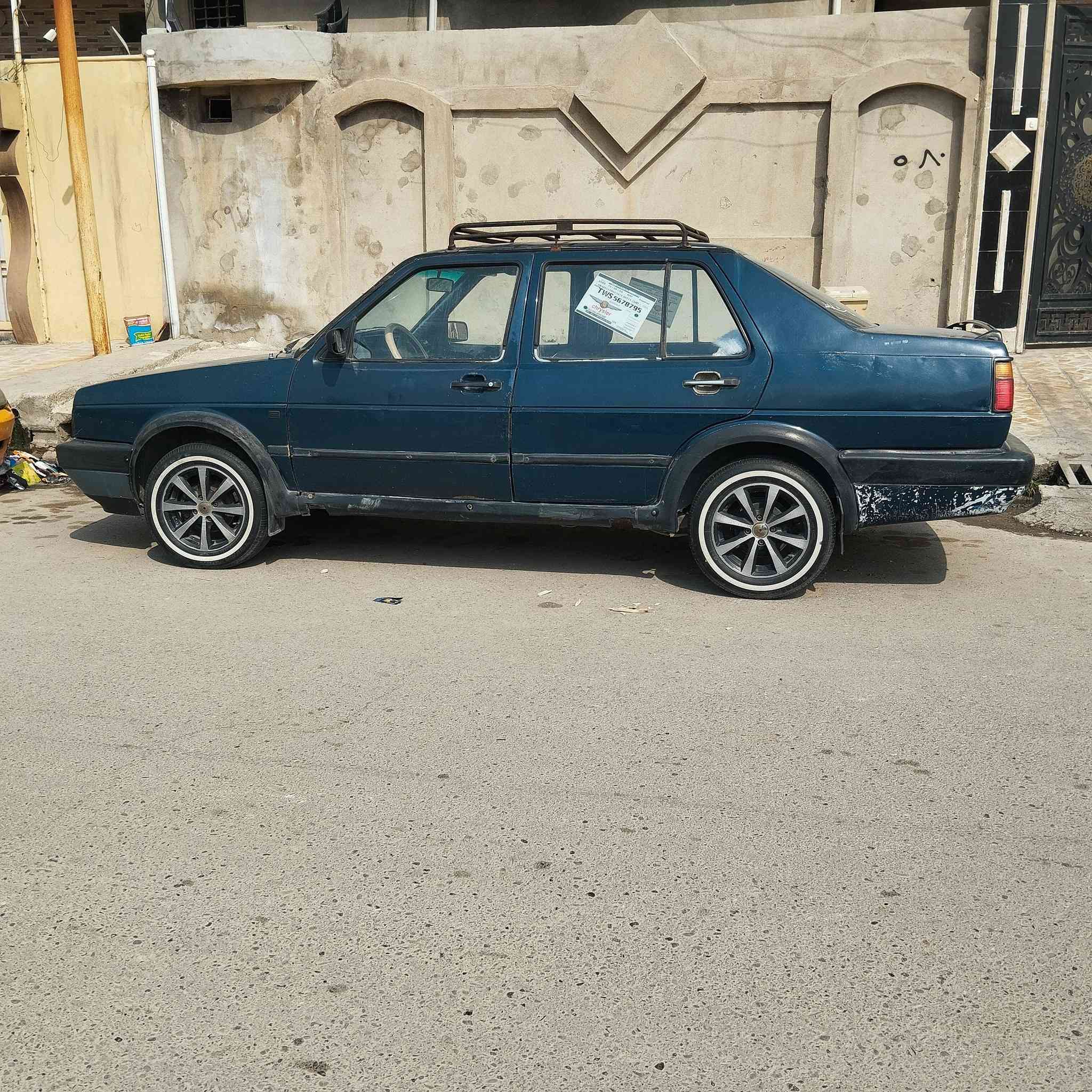 السلام عليكم 
كولف جيتا 1990. للبيع
بدون صبغ بدون ضرر بيها نص باب السائق تطوير فقط
مكينا شرط جديده  كير شرط جديد
 طخم تايات ابو الخط البيظ جديد
باتري جديد سلف جديد دينامو جديده
الداخل تغليف بل كامل طخم اوجوها مال باب جديد جلد
مسجل شغال كهربائيات كامله 
كابون بيها وشغال
سنويه عظم لل 27
الشرعي موجود بل قاهره شرط التحويل 
السعر 30 وبيها مجال للشراي سياره مال جناي متعوب عليها
ستريت بور + تدفائه نار
*********** + واتساب
*********** + واتساب
