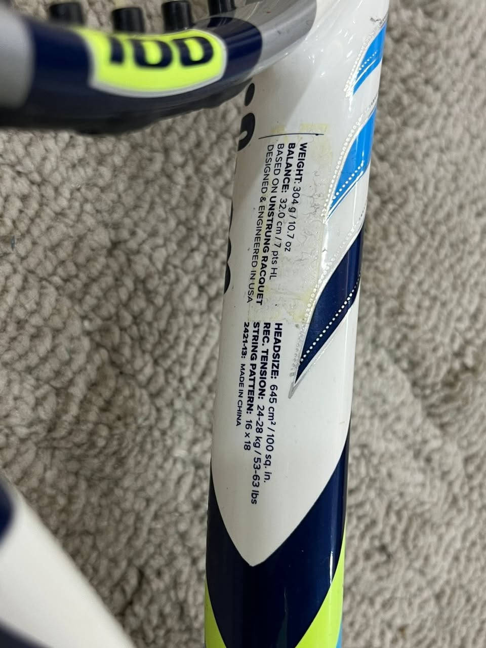 ركت ويلسون juice 1000 اصلي
وزن :304
حجم الهيد:100
السعر :150
نظيف مية بالمية مجرد شخوط بسيطة  بسبب النقل
 يوجد توصيل


**إذا كنت صاحب هذا الإعلان وتريد حذفه لأي سبب، رجاءا أرسل رسالة إلى الدعم الفني**