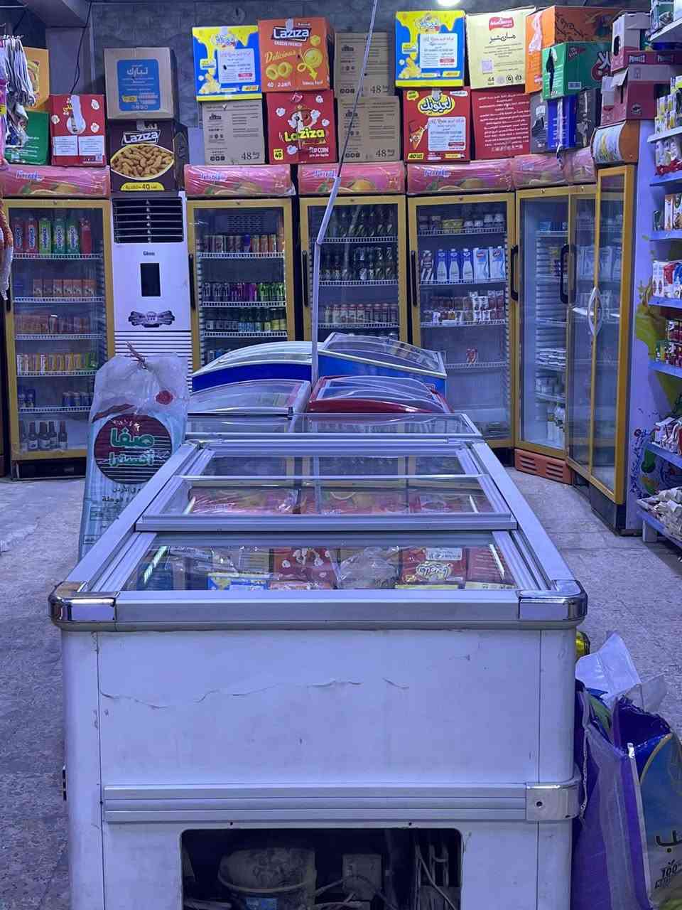 سوبر ماركت للبيع كربلاء حي الوفاء    المحل جاهز وكامل من كلشي شغال خير من الله بس يرادله شخص ابو مصلحه يلزمه بي رفوف ديناميك بكل المحل جديد و12 براد عمودي جديدات مال الموسم هذا و6 بطحيات للتواصل ***********@
