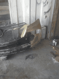 عمل نصف دعامية مع اجزاء مفقودة طبق الاصل بالفايبر كلاس نوع السيارة بيو...