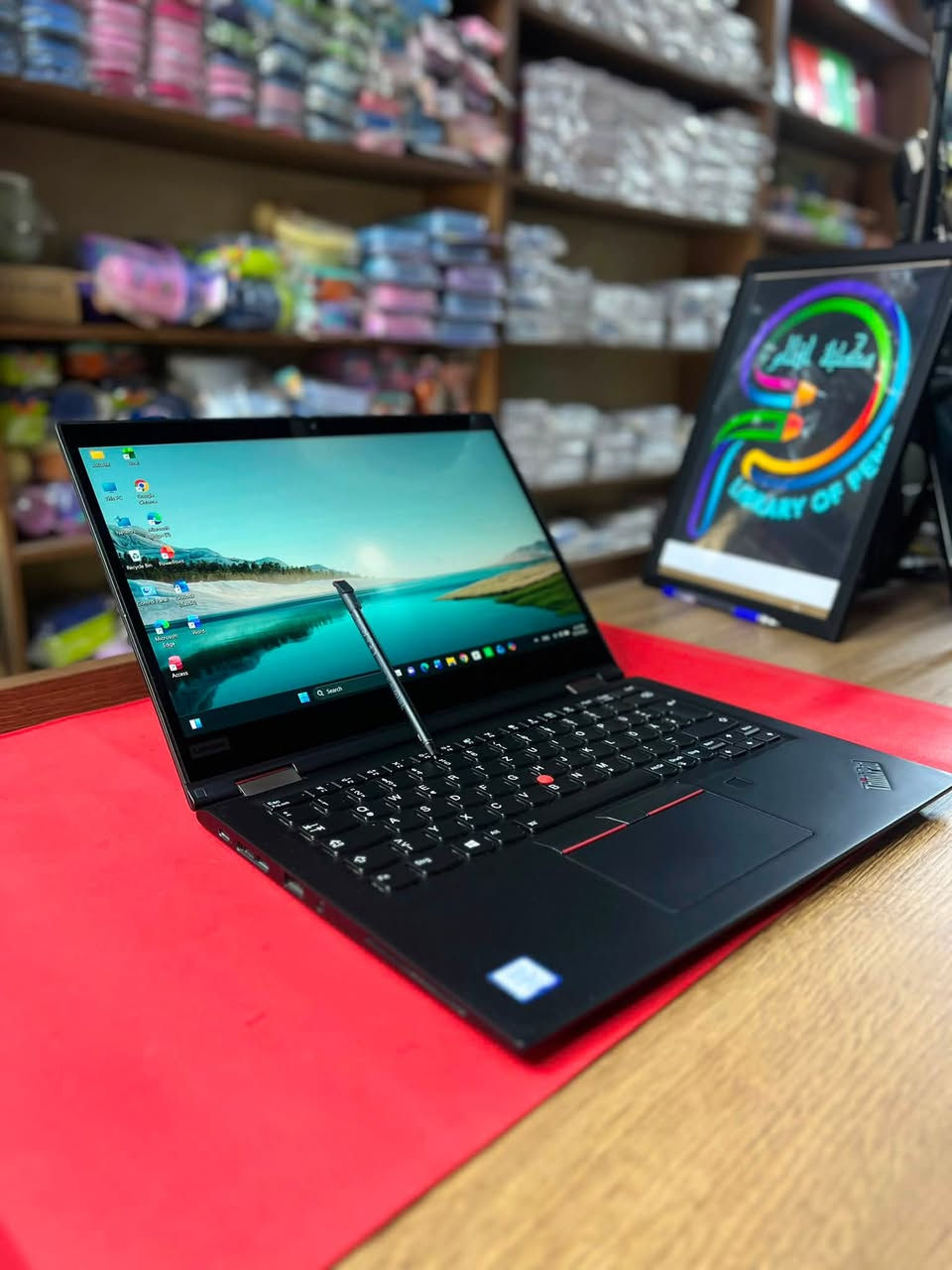 رجعت توفرت من جديد 
حسب صلب الزبائن 
قطعه واحده فقط 
Thinkpad Lenovo 
Tab + Laptop 
Cor i 5 
Generation 8 
Hard 500 ssd 
Ram 16 
Tach screen 
شاشه لمس 
قلاب 
قلم 
كيبورد ضوئي 
نضافة عاليه جدا


**إذا كنت صاحب هذا الإعلان وتريد حذفه لأي سبب، رجاءا أرسل رسالة إلى الدعم الفني**