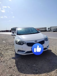 سيراتو لون ابيض موديل 2016سيارة كامله موصفات عدا البصمة مكان سياره بغد...