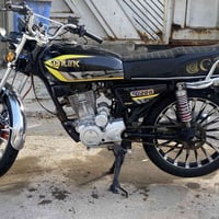 دراجه ايراني سونك موديل 2024نظيفة مكينة كفاله ممفتوحه ولا برغي شلعة مع...