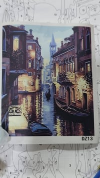 رسم بالأرقام • كانفاس ٤٠×٥٠سم • أكريليك