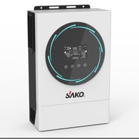 يتوفر لدى الساير للطاقة الشمسية انفرتر SAKO 6KW ⚡☀️  🔹 مواصفات الانفرت...