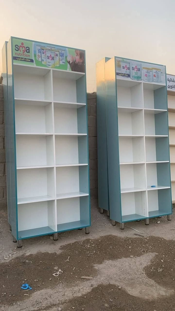 فاترينة رفوف فقط السعر 75  الف ❤️‍🔥
فاترينة رفوف مع الاعلان السعر 95 الف🦋
فاترينة رفوف مع اعلان وكومدي السعر ١١٥ الف❤️‍🔥
: القياسات 250 ارتفاع 
90 سم العرض 
 وعند وصول الطلب ولم تكن الدقة100/100 كل ماعليك هو 
ارجاع الطلب
نوعية الخشب MDF (ام دي اف) 
جودة المواد تركيا حصراً 🇹🇷 نكرر تركي 🇹🇷 لا إيراني ولا صيني
ومن يرغب زيارتنا للتأكد والاشراف على العمل يشرفنا بزيارة المعمل🤝🏼
 ويتأكد من نوعية المواد ودقة الاداء أهلًا وسهلاً بكم🤝🏼
موقعنا سامراء حي الفراز  الفرع الاول والفرع الثاني دوانم البوهراط 
يوجد توصيل داخل سامراء والمحافظات
للحجز والاستفسار المراسلة على الواتساب  او الاتصال على الارقام التالية
 ***********
*********** 
  مستعدون لعمل الرفوف والفاترينات  # صيدلية #كوزمتك #موبايلات #غذائية وكل المحال التجارية #فاترينات_mdf✅#مطابخ #ميز مكتبي#كزامات احذية
