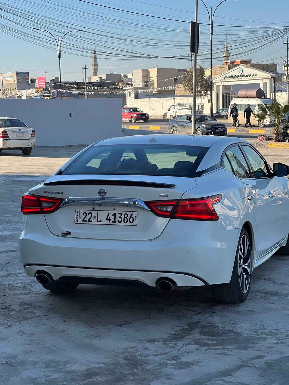 سلام عليكم 👋👋
بسعر مناسب 🔥🔥
للبيع نيسان مكسيما 2017    V6☠️
سياره فول موصفات ما عدا فتحة فقط 
موصفات سياره 
~ كشنات جلد + كهرب 
~ تدفئه بل مقاعد 
~ بصمة تشغل 
~ بصمة ابواب 
~ إشارة بل مراية 
~اشارة ترحيب عند دخول 
~ كشنات كهرب 
~ تشغيل عن بعد 
~ حساسات بل دعامية امامي و خلفي
~ قطعتين تبريد 
~ شاشة تبريد + تبريد منفصل 
~ شاشة تدعم نظام خرائط + كار بلي
~ سياره بيها موصفات خير الله 

~ ضرر سياره 3 قطع بدون دواخل و بدون شواصي 
*********** : مصطفى امير ✨
