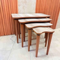 سيت طبله ٤ قطع • خشب MDF • ارجل پوليمير