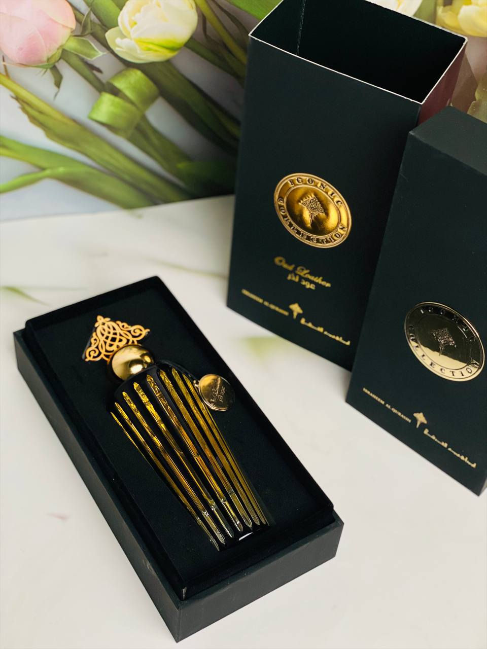 🖤عطر أيكونك عود لذر "
وصف العطر عطر شرقي جلدي يجمع بين روائح الشرق والغرب 
مكونات العطر : يمزج بين نفحات عليا من الجلد والبخور وقلب من الفانيليا والفلفل الأسود وحبوب التونكا 
قاعدة العطر العود وخشب الارز والسوسن 😍🔥🖤


**إذا كنت صاحب هذا الإعلان وتريد حذفه لأي سبب، رجاءا أرسل رسالة إلى الدعم الفني**