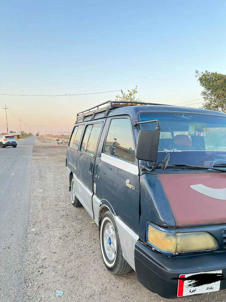 كيا بستة 95 
رقم بغداد الماني 
***********
العنوان بغداد التاجي ناحية المشاهدة
