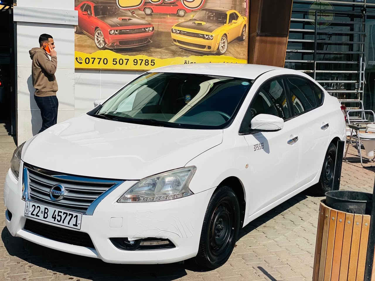 سلام عليكم 
نيسان سنترا 2016 خليجي 
ماشي 151 الف 
موصفات تبريد خلفي يدات نيكل شاشة كامرة حدادية جديد محرك كير شرط مامفتوح سيارة بدون اي نقص سنوية ورقم جديد لحد 2027 باسمي بيها بطاقة بانزين 
سيارة بيها بونيد وشبر بل جاملغ امامي صبغ فقط السعر 115 بيها مجال شراي اتصل *********** 📞 كركوك, العراق
