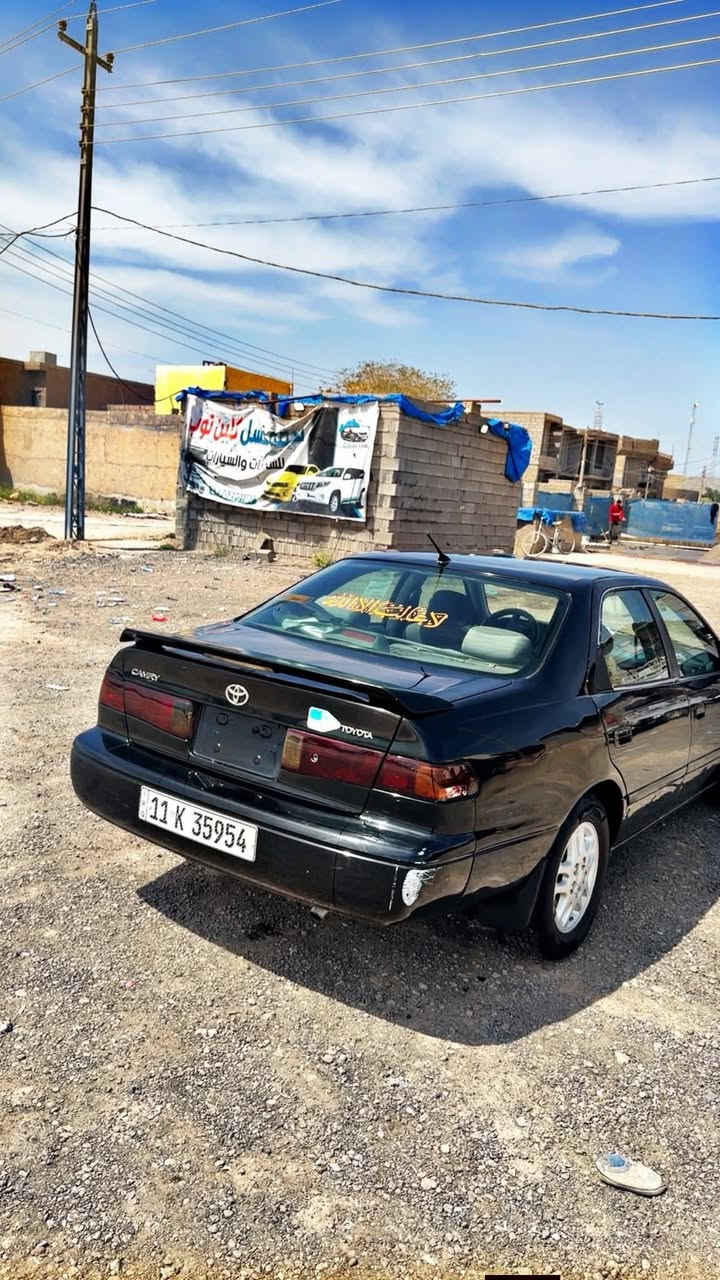 السلام عليكم كامري موديل 2001بسمي كير او محرك مكفولات تبريد ايعوزه بس غاز مفحوص كامل السياره صبغ عام بدون حادث  كهربائيات شرط كلهه شغاله  السعر 75او بيهه مجال *********** المكان سامراء
