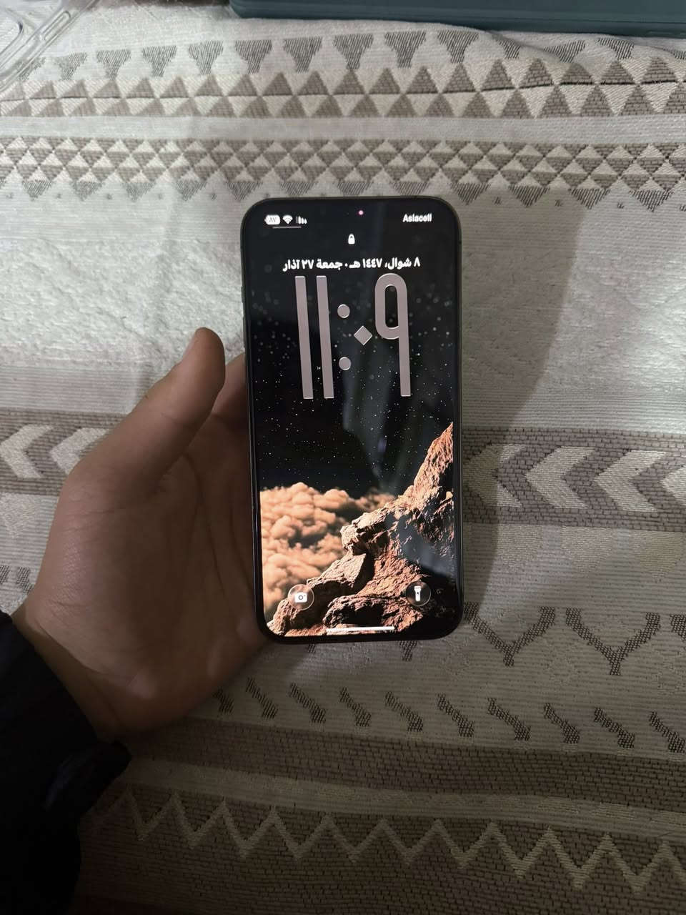 سلام عليكم ايفون13 برو ماكس ذاكره 256 بطاريه 88 الجهاز كله بلادي مبدل قطعه اصليه من ابل يعني كنما ما مب ل اصلا لان هوه بل شركه مبدل الجهاز يخبل وكلش نضيف وطي بي ضمان سبوع الجهاز للبيع او مراوس سعر 625 وبي مجال للشراي وذا اكو مراوس احدث عادي مكاني كربلاء حسينيه جريه رقم ***********
