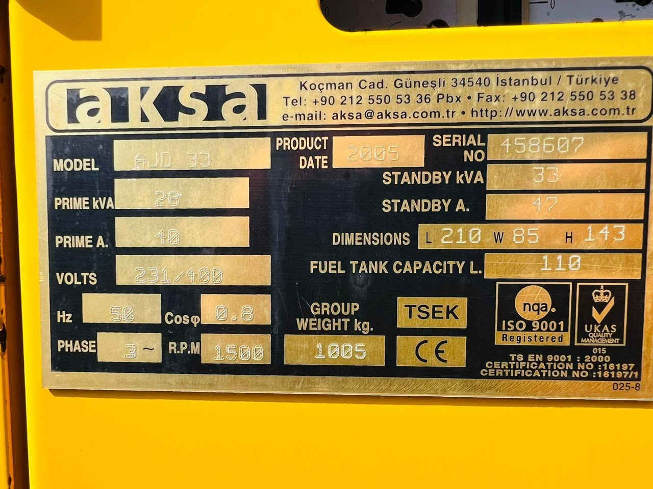 ✅ ️جوندير كاتم (JOHN DEERE) ✅ 33KVA ✅️MADE IN FRANCE عدد 2 
☎️کورك فايبر واتس اب ***********☎️
☎️اسیاسیل:Asiacell:***********
متوفر الجمیع المولدات 
(ڤالڤو🇸🇪 بیرکنز🇬🇧 کمینز🇺🇲 دوسان🇰🇷 افیکو🇮🇹 دویس🇩🇪 مرسیدز🇩🇪 کاتلبیلر🇺🇲)
