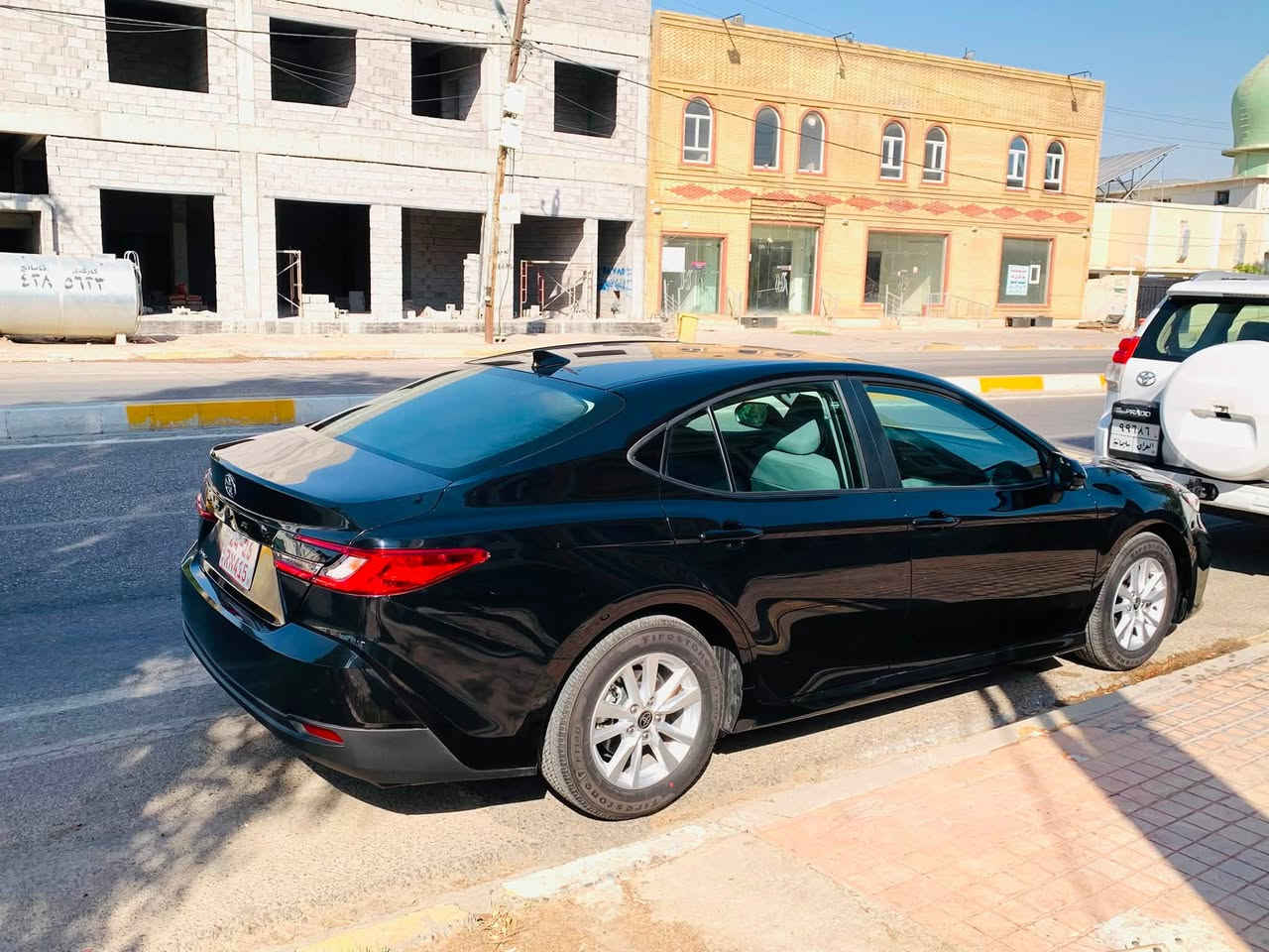 🚘 تويوتا كامري موديل 2025
✅ اللون:أسود�✅ ماشية 5 أميال فقط (زيرو)�✅ السيارة نظيفة جداً وبحالة ممتازة
حالة الحادث:
 ● قطعة صبغ واحدة فقط.
 ● ضرر خفيف في الجنطة الخلفية.
✅ السيارة مفحوصة وجاهزة.�✅ متبقي 3 أشهر على مهلة إصدار رقم الفحص.
📍 موقع السيارة: أربيل
💵 السعر: 21,900 دولار (قابل للتفاوض)
📞 للاستفسار والتواصل:�*********** (واتساب متوفر)
