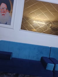 ديوان ٧ قطع • ١٫٨م • أزرق سماوي