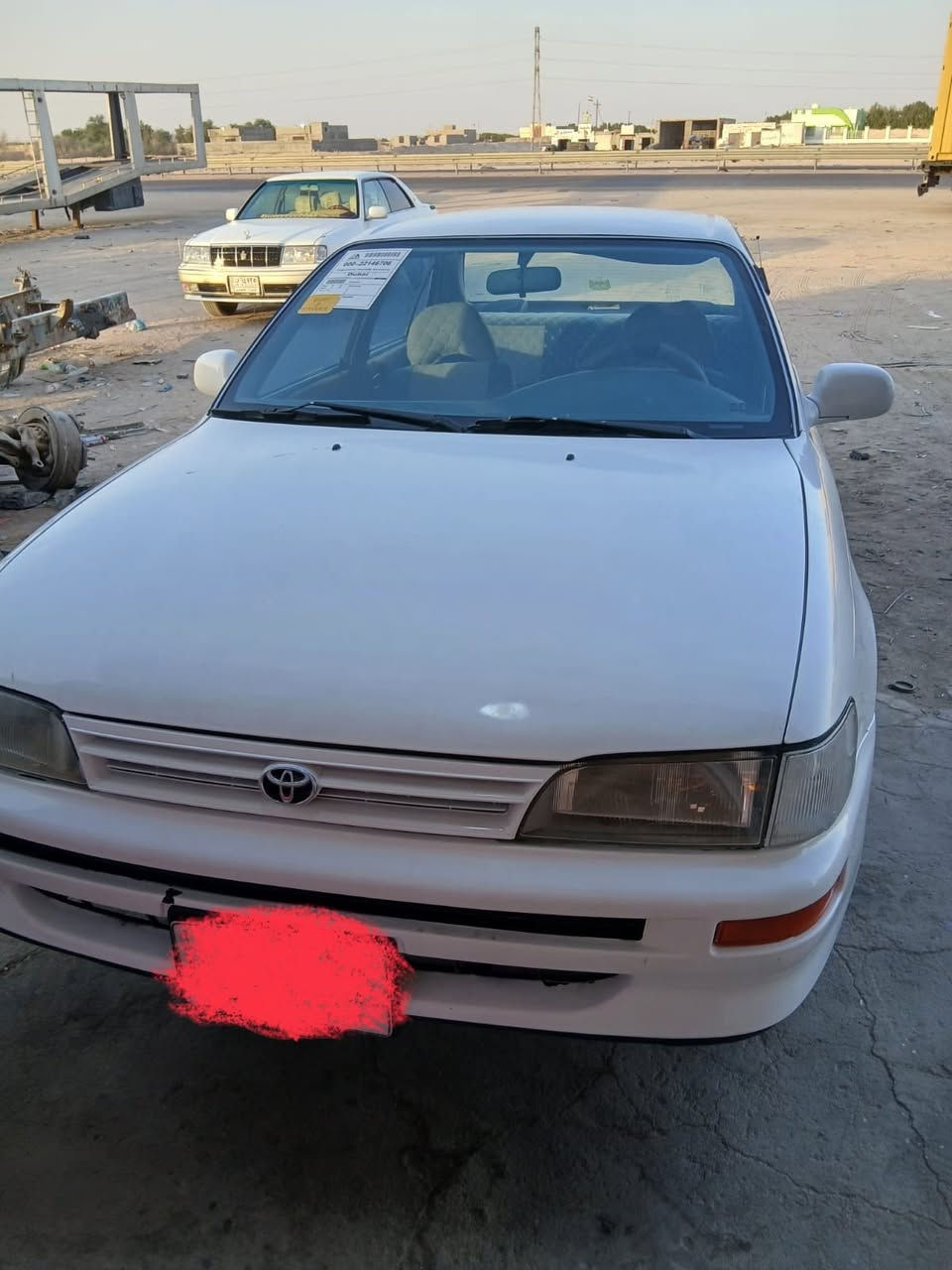 سلام عليكم كورلا موديل 94سنويه منتهيه رقم مثنى
مكينه وكير كارتون مصبوغه جماليه تبريد كمبريسر. فقط  
حداده جديده تخم تاير للستفسار تصال ع رقم ***********
مكلف بالنشر
