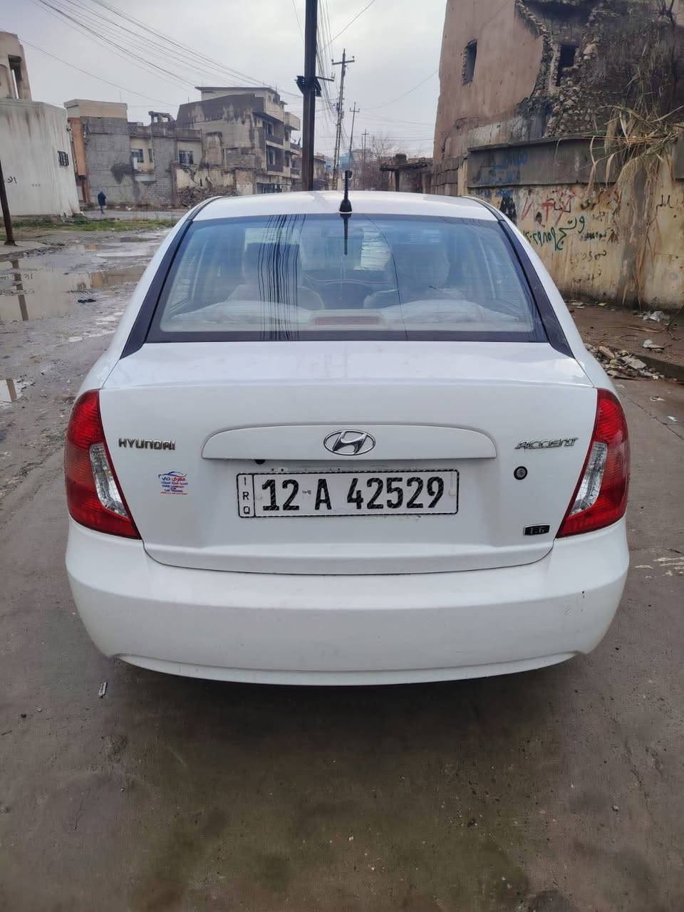 اكسنت دبدوب 2011محرك 16
رقم نينوى مصطرة سنوية مصار سبوعين من طلعتته باسمي 
سيارة كلين لا ضرر ولا صبغ ولا كلشي 
سيارة بالواقع احلا بهواي من صور سيارة طبه ماتصرف ربع علية 
مراوسة حسب لعندك أو بيع 
***********
