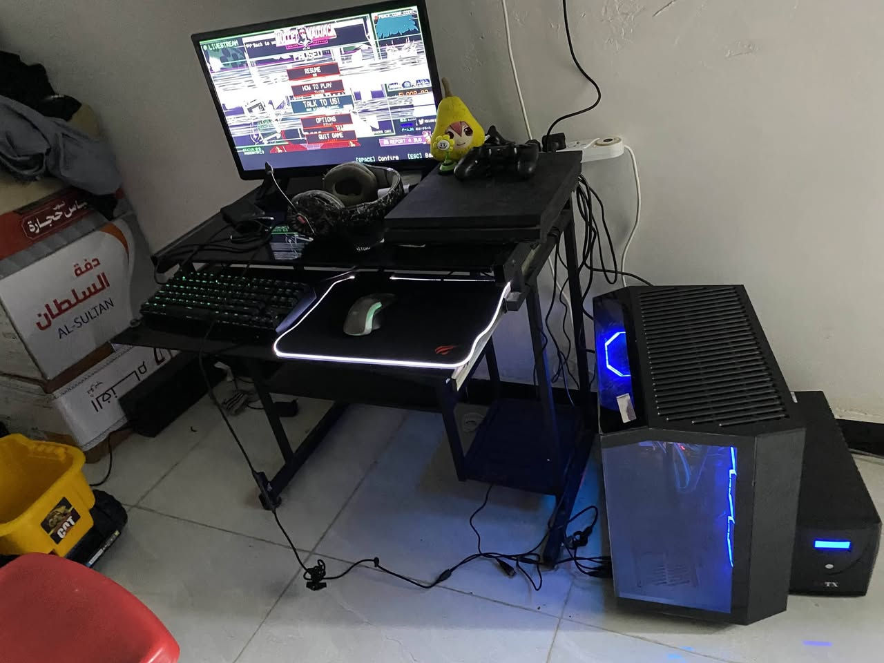 Processor -AMD Ryzen" 7 7800X3D Desktop
 
Processor Try Motherboard- Gigabyte B850

 GAMING WIFIó, Motherboard • Graphics Card - PNY GeForce RTX" 5060 8GB Dual Fan

 Memory - TEAMGROUP T-Force Delta RGB DDR5 Ram 32GB (2x16GB) 6009MHz CL38

 SSD - WD Blue SN5000 1TB, 5150MB/s M.2

 NVME, PCle 4 Power Supply -Segotep BN750W 750W Bronze 80+ Non Modular, PCIE

 Cooling System -Thermalright Aqua Elite 360 V3 Liquid CPU Cooler - 

Black 'Case- DarkFlash DY470 Mid Tower Case - Black
 Gift - Windows 11 Pro Original License Key 
رايده ب 1,800,000 وبيه مجال 
راسلوني واتساب أو ماسنجر 
هذا رقمي ***********
