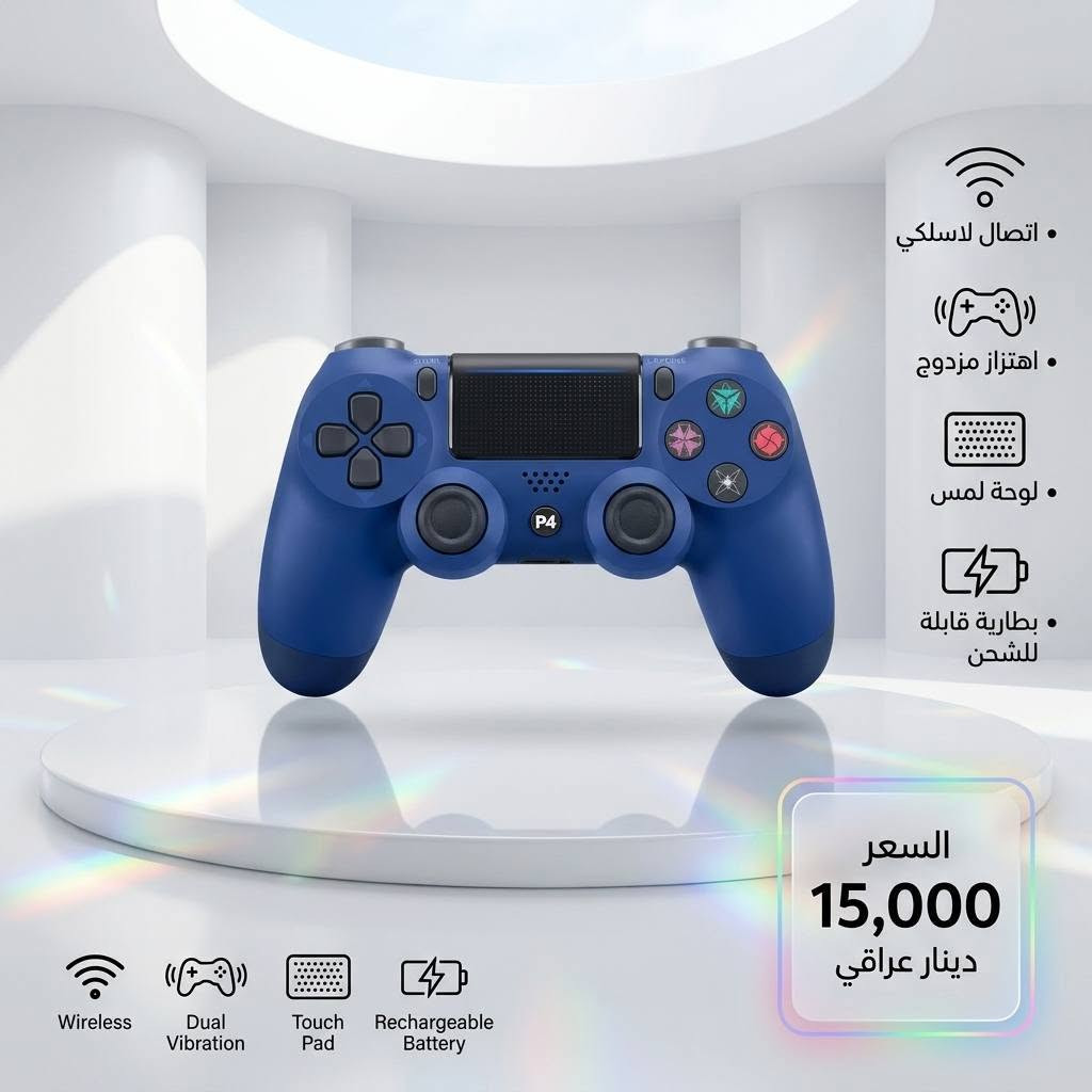 🎮✨ عرض محدود لعشّاق البلاي ستيشن! ✨🎮

🔥 احصل على جويستك بلاي ستيشن 4 (PS4)
💸 بسعر 15,000 دينار فقط للقطعة
💥 أو قطعتين بـ 30,000 دينار 😍

https://sonicgamee.myeasyorders.com/

🚚 التوصيل متوفر لكل محافظات العراق بس 5,000 دينار فقط
⚠️ وصلّه لعندك وين ما كنت!

📍 العنوان: واسط / الكوت / داموك / قرب صيدلية حسني
📞 للطلب السريع:
*********** 📱
*********** 📱
