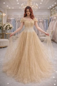 فستان • لخطوبة • مقاس ٣٨-٤٤