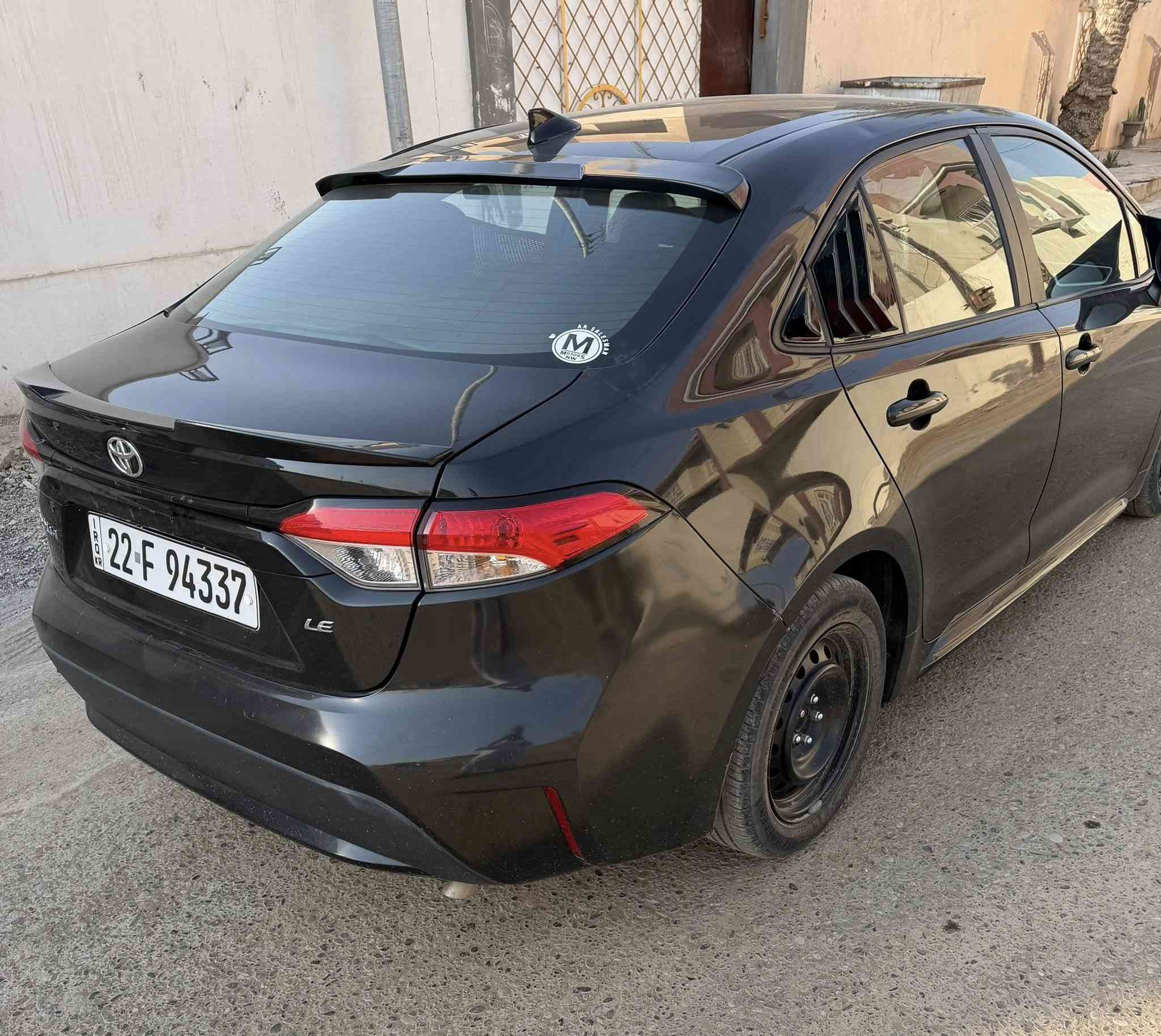 تيوته كورلا 2022 LE
بدون صبغ بدون تبديل فقط باردبهلال بجاملغ خلفي
ابدون ارباك كلو سليم
ماشي ٨١ الف كيلو
كير محرك شرط 
اسعر 153$
للاستفسار 
***********
