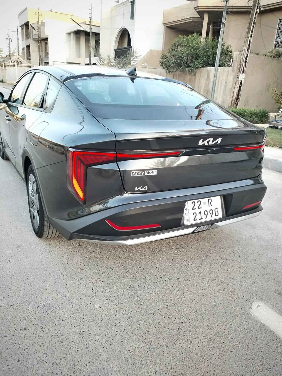 السلام عليكم K4 لون نفطي
موديل 2025  
وارد امريكي 
ماشيه8000 بدون صبغ بدون ايرباك.
مواصفات نص فول 
شاشه كبيره ،تحكم ستيرن، بصمه،تشفيل عن بعد،دخول ذكي،سايد بريك بصمه،قياده ذاتيه،تحكم كامل عن طريق الشاشه ،مكينه2000دوش
مكاني بغداد الكرخ 
السعر 180 
***********
